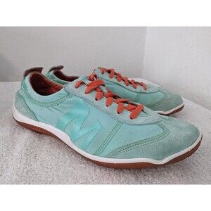 Merrell Women’s Performance Sneakers Suede Mesh Green Tea Shoes Size 9